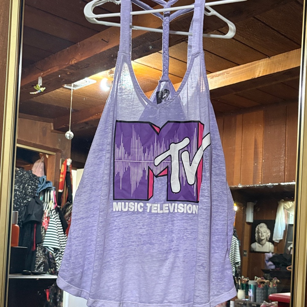 MTV Purple Tank Top